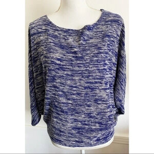 Postmark • Malu Blue Button Sleeve Dolman Blouse